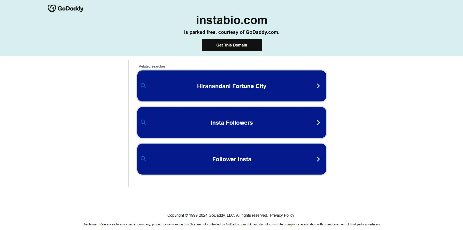 instabio.com is not Instabio's website